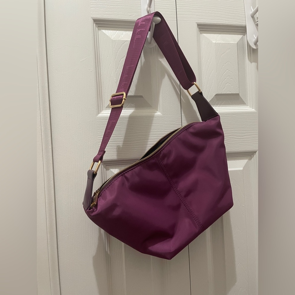 Purple Shoulder Bag. Nicole Miller - Picture 4 of 7